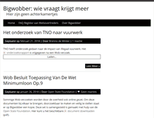 Tablet Screenshot of bigwobber.nl